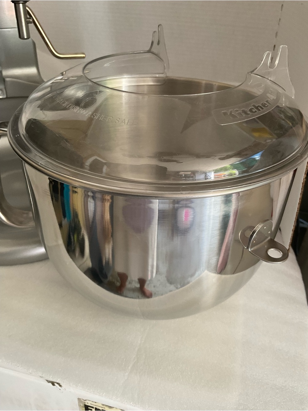 KitchenAid Silver Stand Mixer with Stainless Steel Bowl and Accessories - Picture 5 of 11